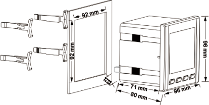 三相数字式测控电表 三相数字式测控电表
